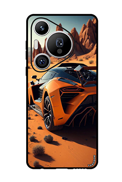 Theodor جراب واقٍ مضاد للخدش والصدمات لهاتف هواوي بيورا 70 برو سيارة في الصحراء