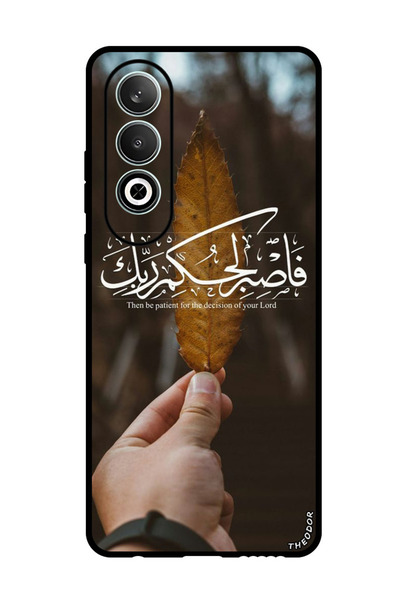 Theodor جراب واقٍ مضاد للخدش والصدمات لهاتف Oppo K12 كن صبورًا