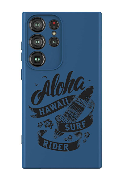 Theodor غطاء حماية سائل من السيليكون لهاتف سامسونج جالاكسي S24 ألترا (أزرق) -...