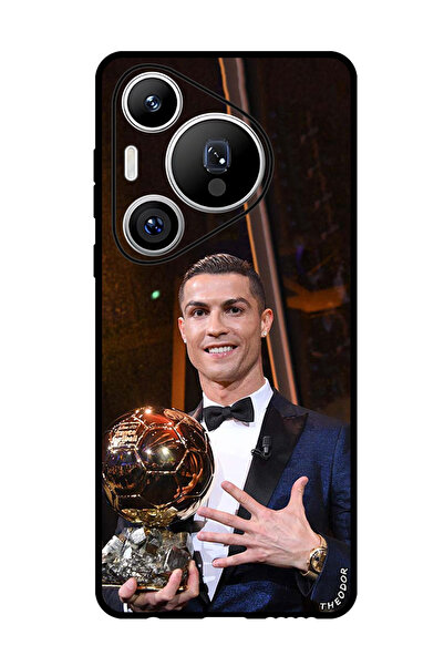 Theodor جراب واقٍ مضاد للخدش والصدمات لهاتف هواوي بيورا 70 رونالدو تروفي