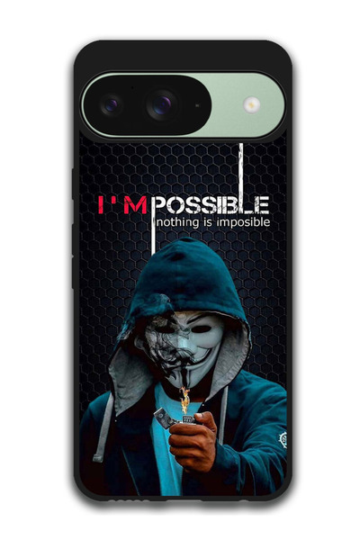 Theodor جراب واقٍ مضاد للخدش والصدمات لهاتف Google Pixel 9، لا شيء مستحيل