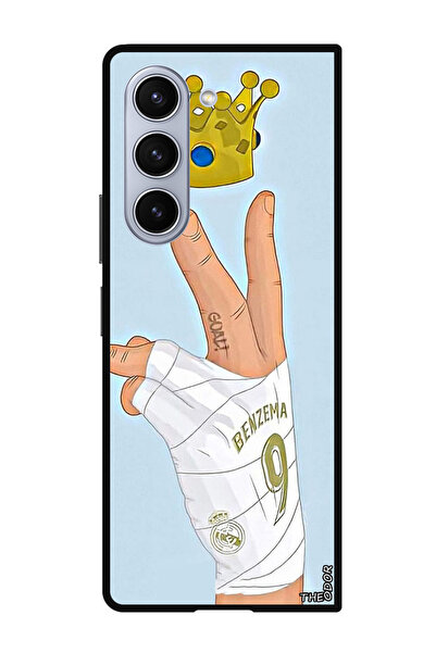 Theodor جراب واقٍ مضاد للخدش والصدمات لهاتف Samsung Galaxy Z Fold 6 كريم بنزيمة