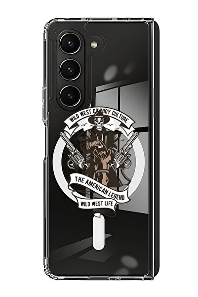 Theodor غلاف لهاتف Samsung Galaxy Z Fold 6 متوافق مع MagSafe، غطاء ممتص للصدم...