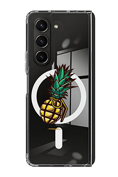 Theodor غلاف لهاتف Samsung Galaxy Z Fold 5 متوافق مع MagSafe، جراب مقاوم للصد...