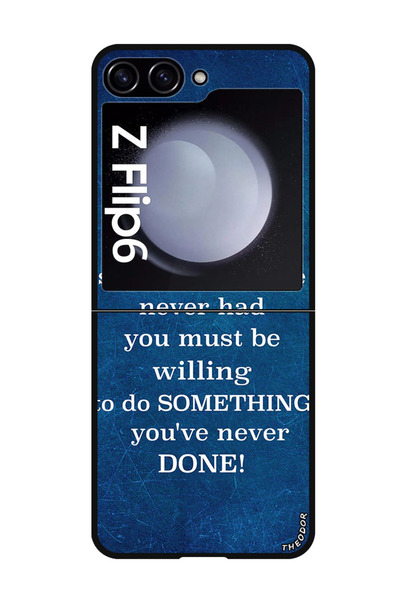 Theodor غطاء حماية مضاد للخدش والصدمات لهاتف سامسونج جالاكسي زد فليب 6 (توضيح دبي)