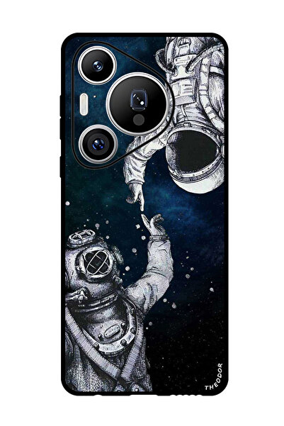 Theodor جراب واقٍ مضاد للخدش والصدمات لهاتف هواوي بيورا 70 برو بلس رائد فضاء ...