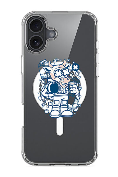 Theodor جراب ماج سيف متوافق مع آيفون 16، غطاء ممتص للصدمات للهاتف - رائد فضاء...