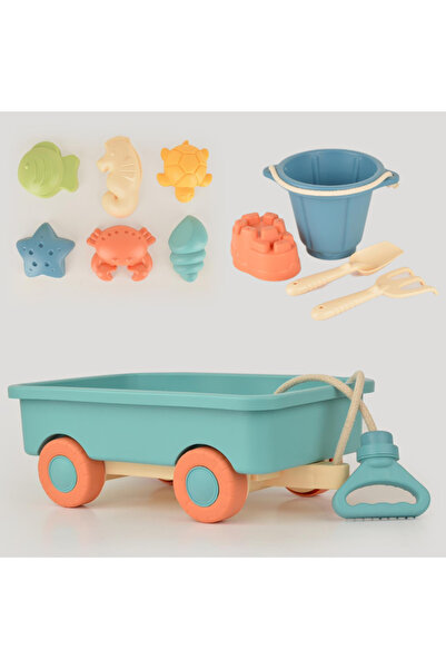 lets be child Lets be chıld ilk vagonum ve kum kova baskı seti jumbo boy premium