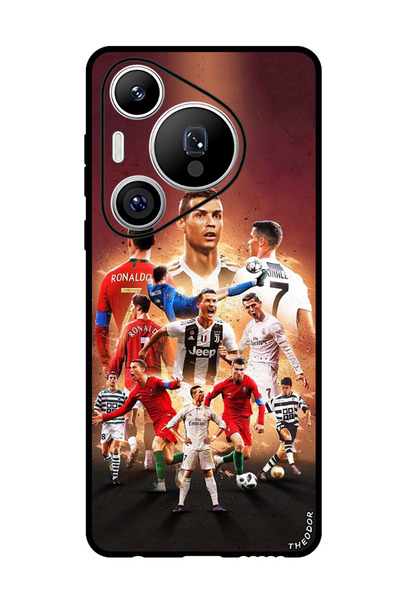 Theodor جراب واقٍ مضاد للخدش والصدمات لهاتف هواوي بيورا 70 برو بلس رونالدو 6