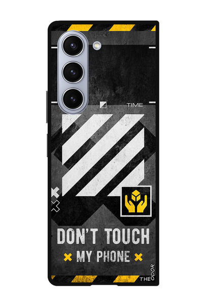 Theodor جراب حماية لهاتف سامسونج جالاكسي زد فولد 6، لا تلمس هاتفي 1