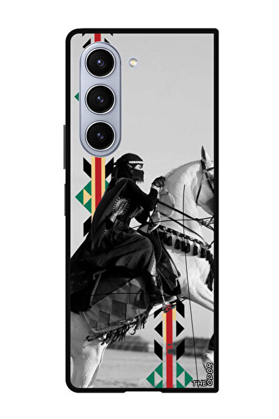 Theodor جراب واقٍ مضاد للخدش والصدمات لهاتف Samsung Galaxy Z Fold 6 ركوب الخيل