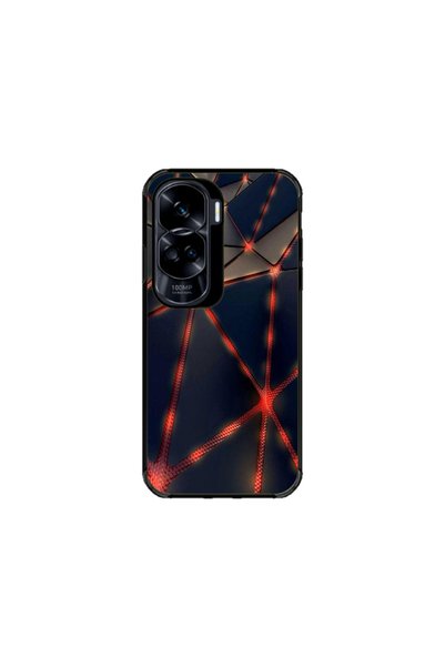 Atlas Персонализиран калъф за Honor 90 Lite, Лавови триъгълници, S1D1M0367