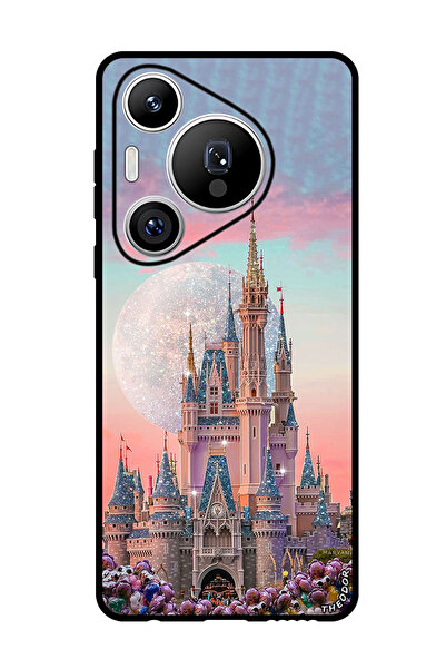 Theodor جراب واقٍ مضاد للخدش والصدمات لهاتف هواوي بيورا 70 ديزني كاسل