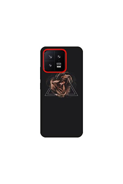 Atlas Εξατομικευμένη θήκη και μεμβράνη σιλικόνης για Xiaomi 13, Triangle Rose...