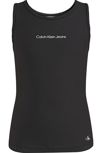 Calvin Klein CKJ LOGO SLEEVELESS Kadın Siyah T-Shirt