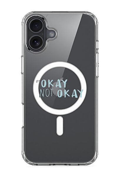 Theodor جراب Magsafe متوافق مع iPhone 16، غطاء ممتص للصدمات للهاتف - لا بأس أ...