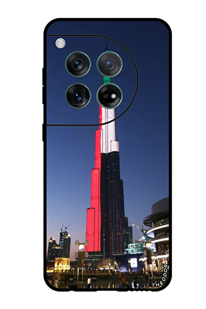 Theodor غطاء حماية مضاد للخدش والصدمات لهاتف OnePlus 12، علم الإمارات العربية...