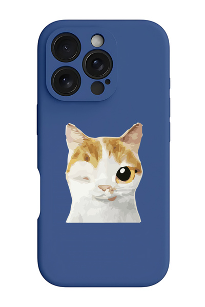 Theodor غطاء حماية سيليكون سائل مقاوم للصدمات لهاتف iPhone 16 Pro Max أزرق - ...