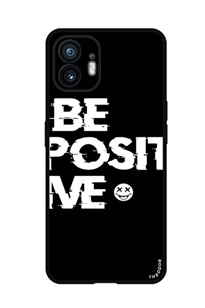 Theodor جراب واقٍ مضاد للخدش والصدمات لهاتف Nothing Phone (2) كن إيجابيًا