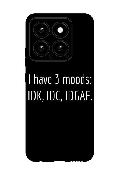 Theodor جراب واقٍ مضاد للخدش والصدمات لهاتف Xiaomi 14 لدي 3 حالات مزاجية