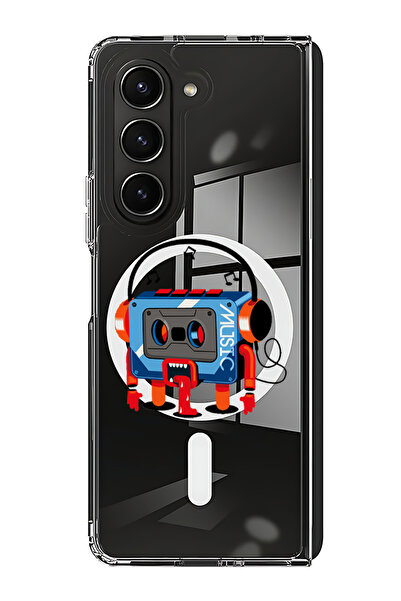 Theodor غلاف لهاتف Samsung Galaxy Z Fold 5 متوافق مع MagSafe، جراب مقاوم للصد...