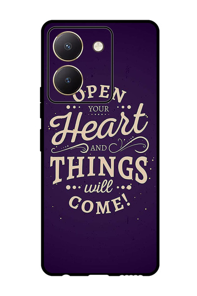 Theodor جراب واقٍ مضاد للخدش والصدمات لهاتف Vivo Y77t افتح قلبك