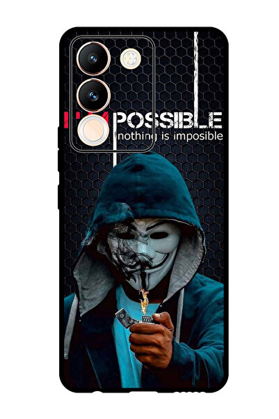Theodor جراب واقٍ مضاد للخدش والصدمات لهاتف Vivo V29e، لا شيء مستحيل