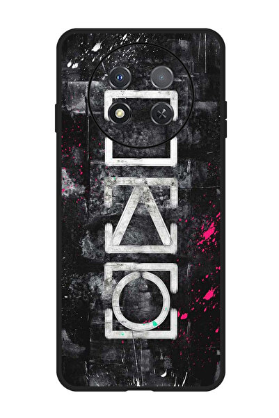 Theodor غطاء حماية مضاد للخدش والصدمات لهاتف هواوي إنجوي 60X رموز الحبار