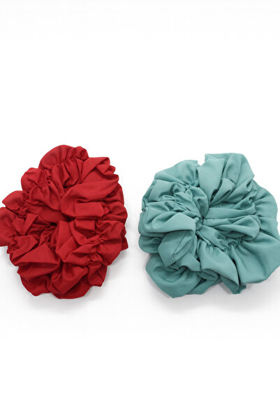 MakeWell 2'li Renk Renk Saten Simit Toka Setleri