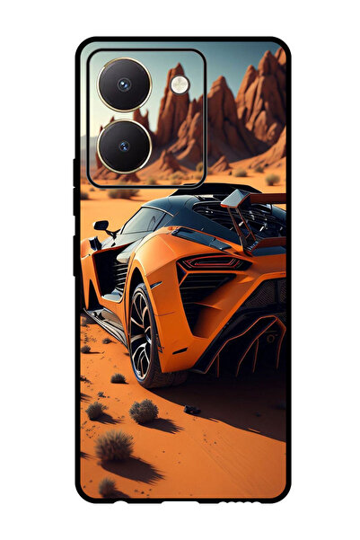 Theodor غطاء حماية مضاد للخدش والصدمات لهاتف Vivo Y77t في الصحراء