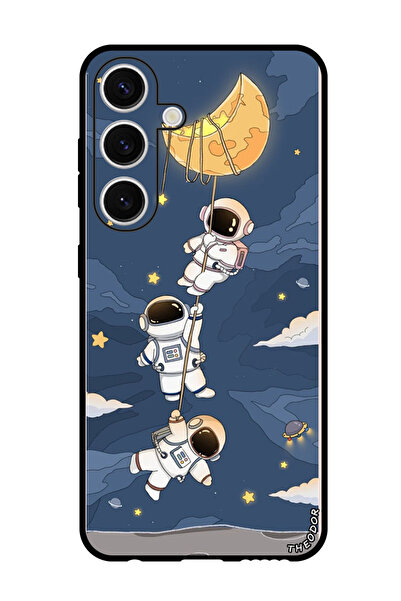 Theodor جراب واقٍ مضاد للخدش والصدمات لهاتف Samsung Galaxy S24 Plus، رواد فضا...