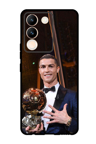 Theodor جراب واقٍ مضاد للخدش والصدمات لهاتف Vivo Y200 رونالدو تروفي