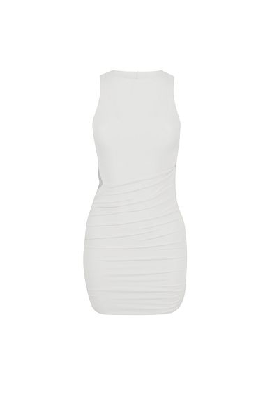 La Sarta Tavi̇ra Halter Collar Jersey Dress