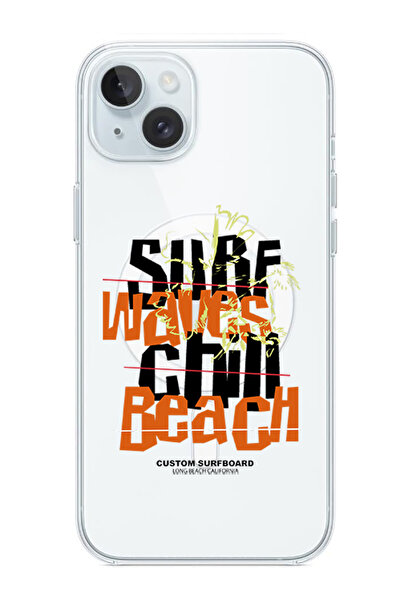 Theodor غلاف لهاتف iPhone 15 Plus متوافق مع MagSafe، غطاء مقاوم للصدمات، موجا...