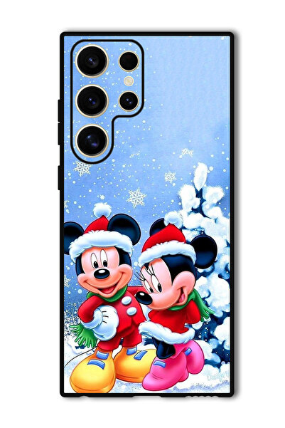 Theodor جراب حماية لهاتف سامسونج جالاكسي S24 ألترا ميكي وميني ماوس