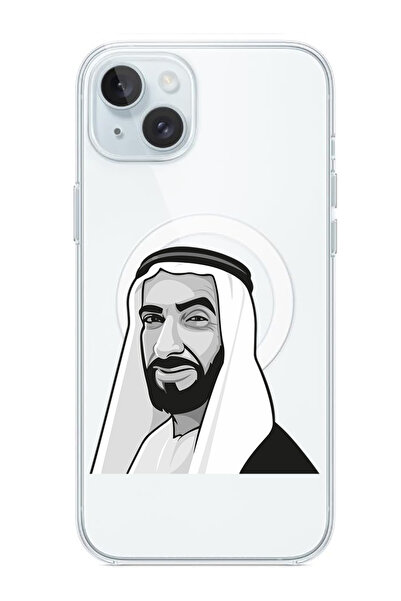 Theodor غلاف لهاتف iPhone 15 مقاس 6.1 بوصة، متوافق مع MagSafe، غطاء هاتف مقاوم للصدمات، الشيخ زايد