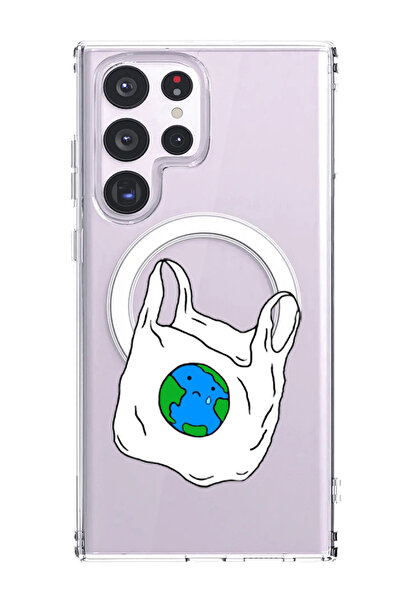 Theodor غلاف لهاتف Samsung Galaxy S23 Ultra متوافق مع MagSafe، غطاء ممتص للصد...