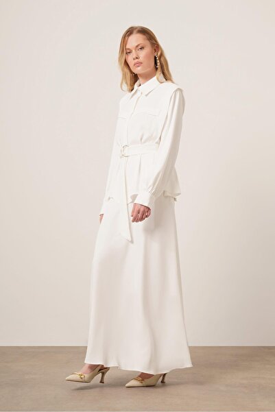 FTZ WOMEN Női Piar szoknyakészlet, Ecru 31148