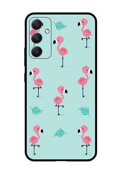 Theodor جراب واقٍ مضاد للخدش والصدمات لهاتف Samsung Galaxy A05s بنمط فلامنغو