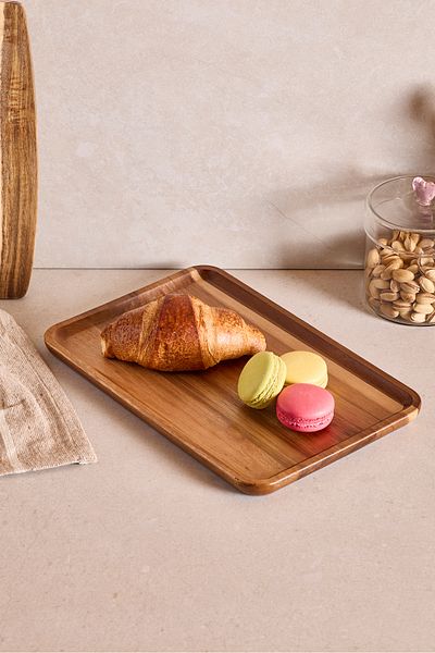 Perotti Acacia Presentation Plate 20X30 cm