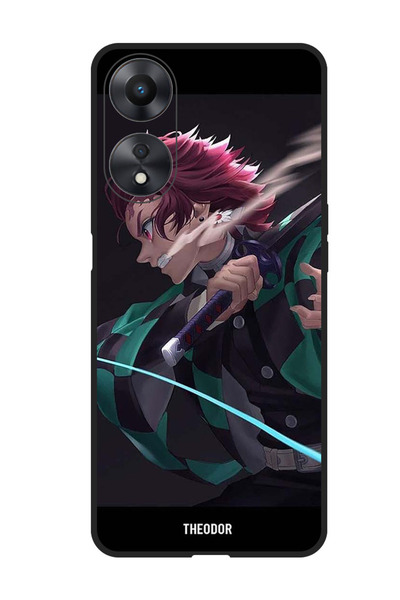 Theodor جراب واقٍ مضاد للخدش والصدمات لهاتف Oppo F23 5G أنيمي
