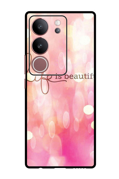 Theodor جراب واقٍ مضاد للخدش والصدمات لهاتف Vivo S17 - S17 Pro الحياة جميلة