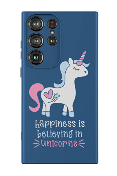 Theodor غطاء حماية سيليكون سائل لهاتف سامسونج جالاكسي S24 ألترا (أزرق) - السع...