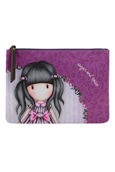 Santoro Gorjusse Sugar and Spice bag with 2 zippers 19.5 x 27 x 2.5 cm