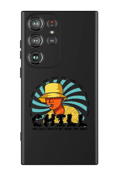 Theodor غطاء حماية سيليكون سائل لهاتف سامسونج جالكسي S24 ألترا (أسود) - لا يم...