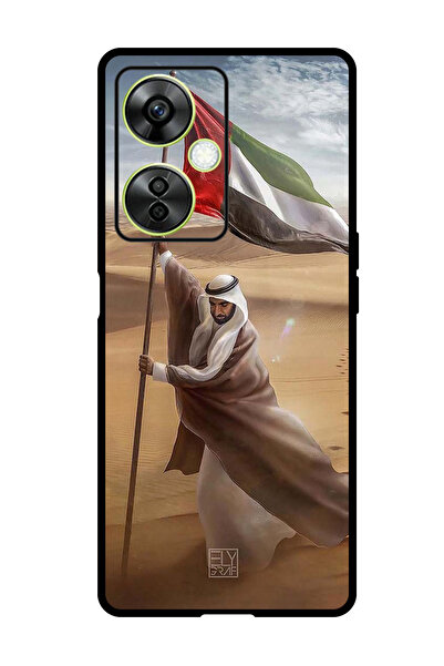 Theodor جراب واقٍ مضاد للخدش والصدمات لهاتف OnePlus Nord N30، علم الشيخ زايد،...