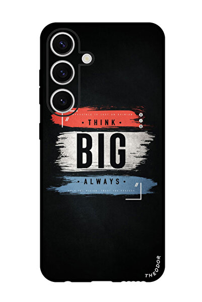 Theodor جراب واقٍ مضاد للخدش والصدمات لهاتف Samsung Galaxy S24، فكر بشكل كبير...