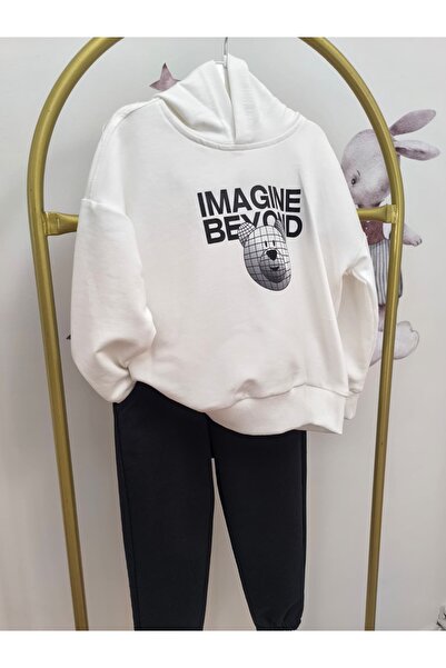 kidsense Teddy Bear Designed Boy's Hooded Suit