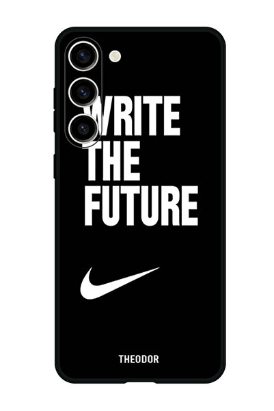 Theodor جراب واقٍ مضاد للخدش والصدمات لهاتف Samsung Galaxy S23 FE اكتب المستقبل