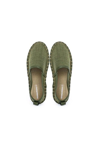 PIKKABOO Dia Olive Green Handmade Soft feet Zhivago Shoes